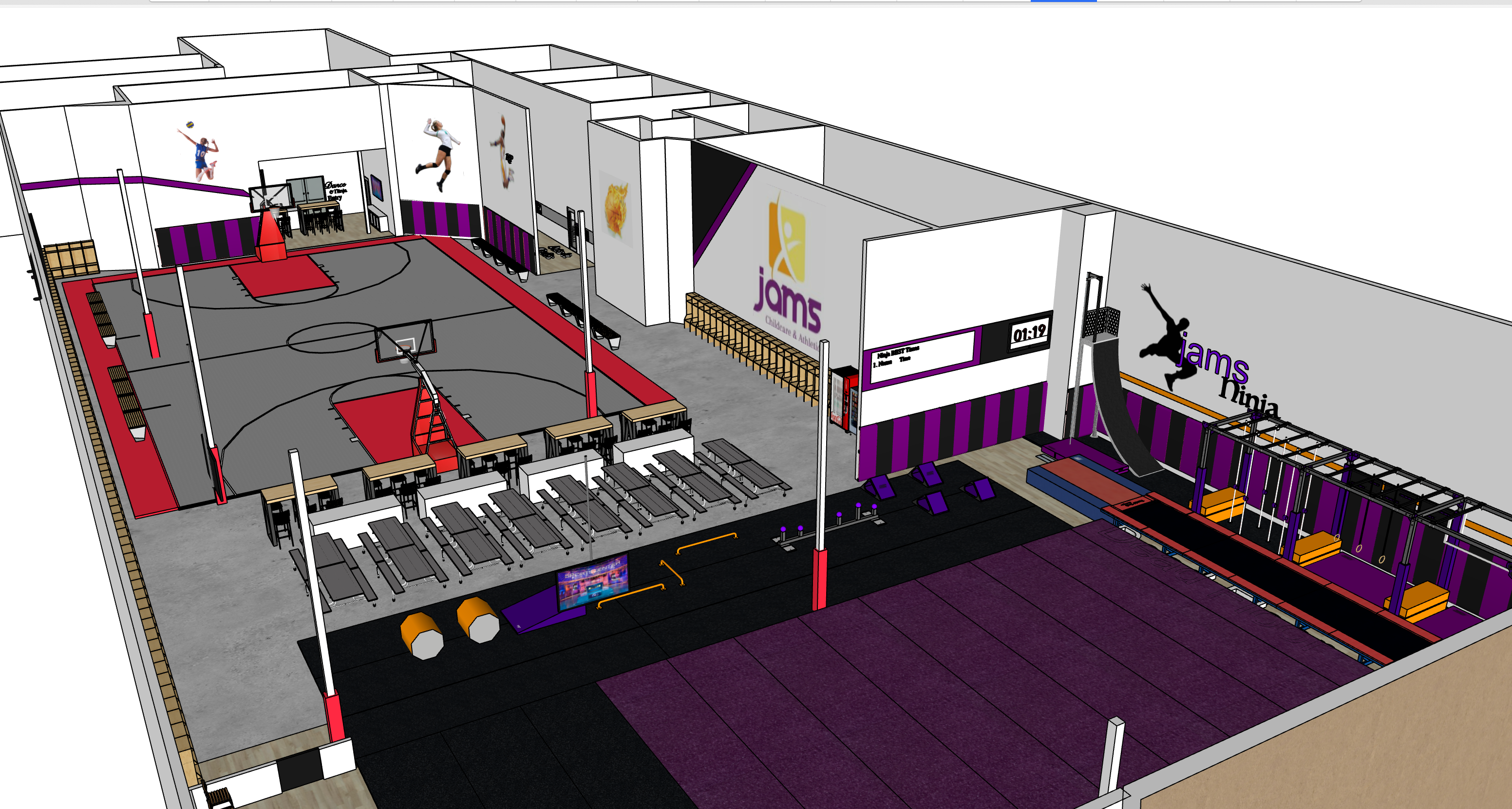 After School Athletic Center Includes Ninja